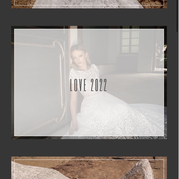 Love by Pnina Tornai lace strapless mermaid gown Style #14914T - Picture 6 of 15